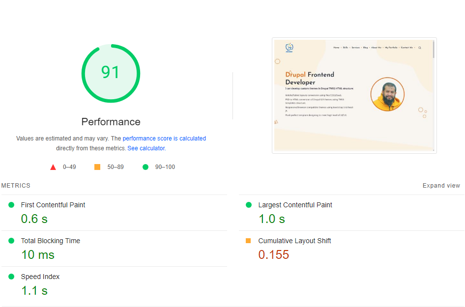 Website performance